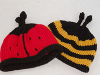 Lady Bug and Bee Hats